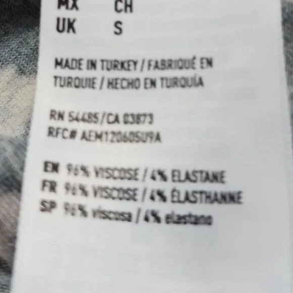 American Eagle Soft and Sexy Midi Women's Small. Floral, Bell Sleeve. Peekaboo. - Picture 4 of 10